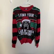 Star Wars Darth Vader Christmas Ugly Sweater Womens Size Small