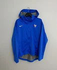 Men's Nike France National Team Storm Fit FFF Jacket Hooded Training Blue Sz XL