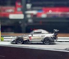 TG Inno 1:64 Silver Carbon S2000 JS Racing Sports Model Diecast Metal Car New