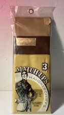 VTG Men's Handkerchiefs 3 Pack MATCH-UPS Assorted Colors Permanent Press NOS