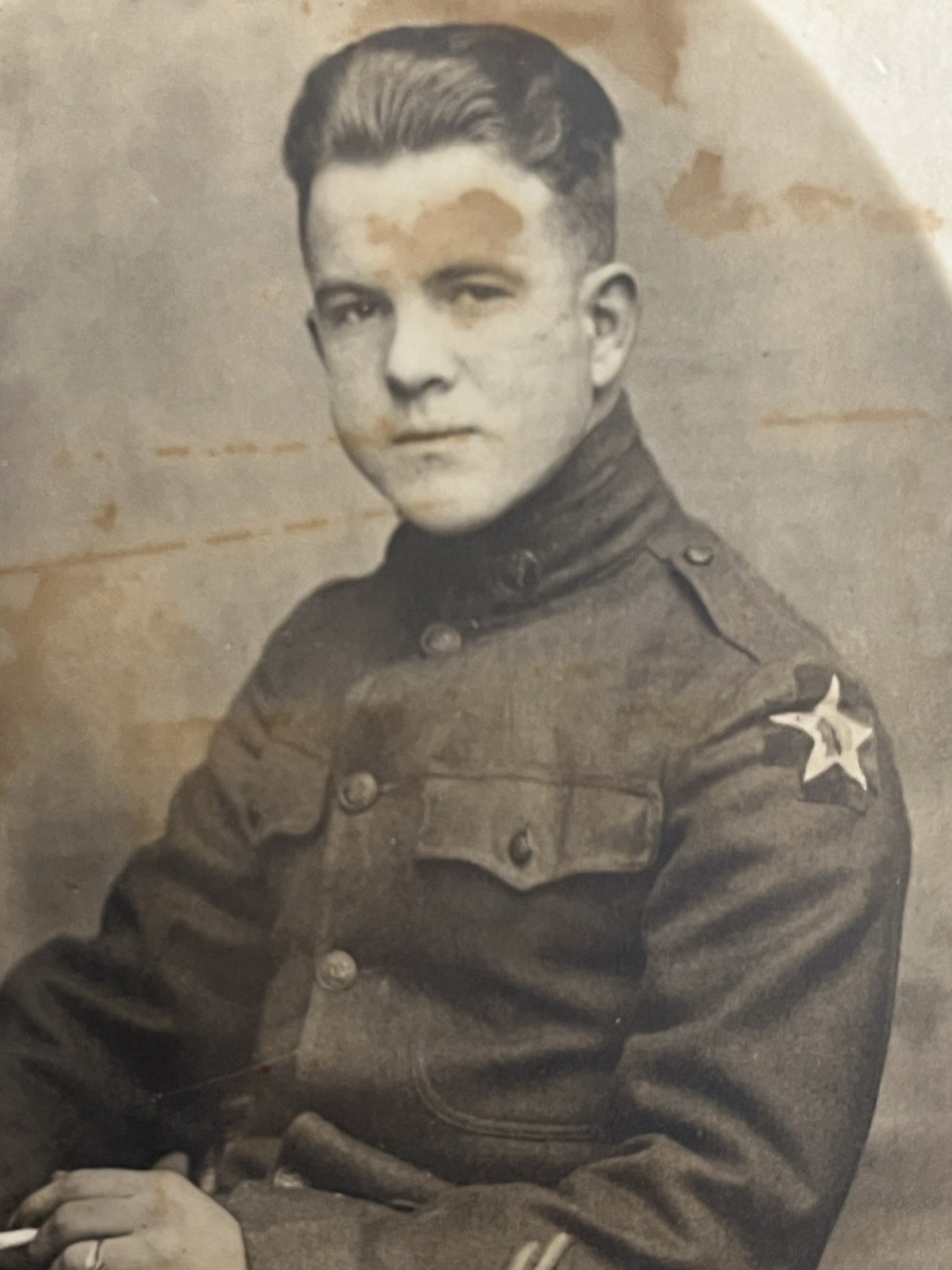 ww1-aef-rppc-2nd-division-doughboy-with-id-and-2nd-sticker-ebay