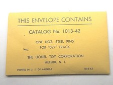 Lionel Original Parts Packet ~ ASSEM No. 1013...