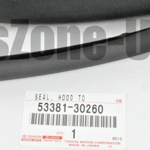 53381-30260 Lexus GS350 GS300 GS F Genuine Hood to Radiator Support Seal OEM - Изображение 2 из 2
