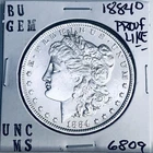 1884 O BU GEM MORGAN SILVER DOLLAR UNC MS+++ U.S. MINT RARE COIN 6809