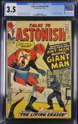 Marvel Comics Tales to Astonish #49 1963 CGC 3.5