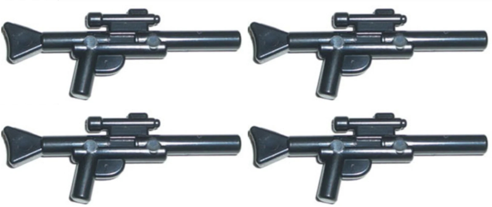 LEGO Star Wars Blaster Rifle Lot of 4 Scoped Gun Long Blaster - GENUINE - NEW (EBAY-205663232014)