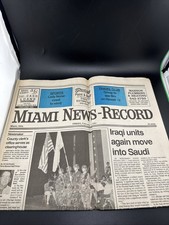 Miami Oklahoma February 1, 1991 Newspaper💥 Gulf War