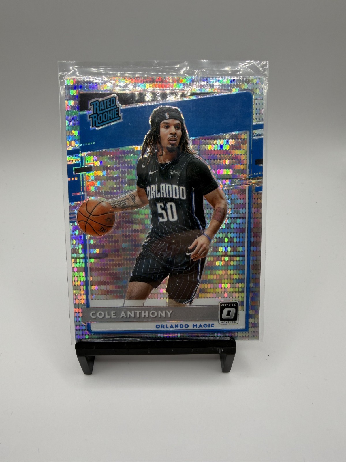 2020-21 Donruss Optic Cole Anthony Silver Pulsar Rookie RC #165 Magic A22