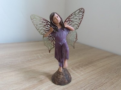 Clarecraft The Faerie Realm FY16 Violett Figur, Fee Fantasy Skulptur
