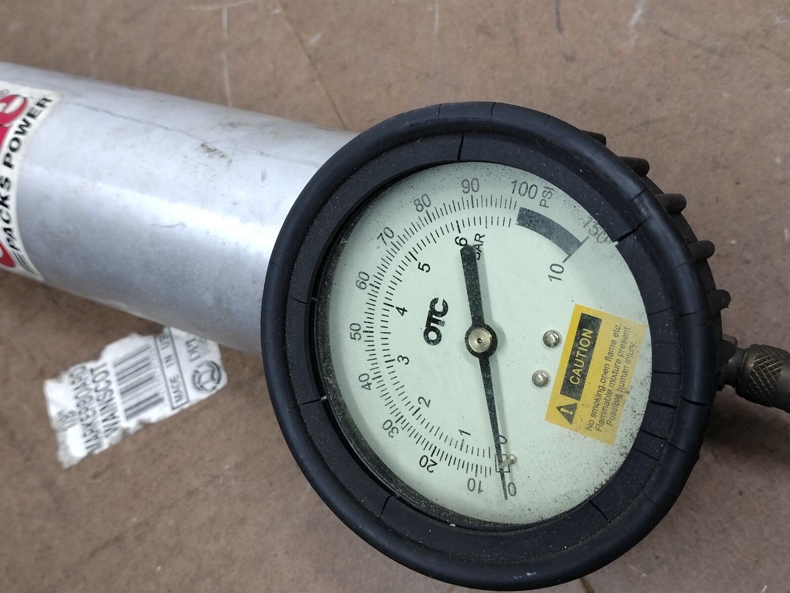 OTC Castle Fuel Injector Cleaner - Gauge & Canister