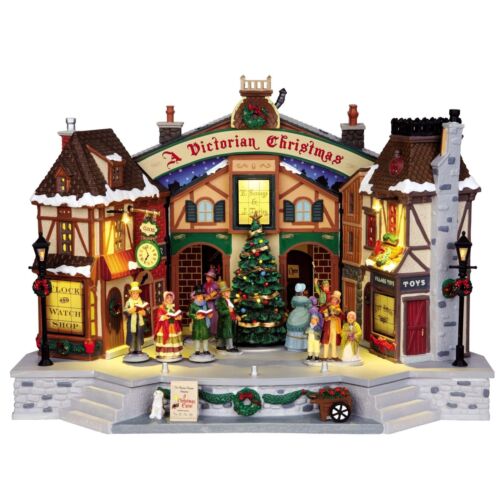 Lemax - A Christmas Carol Play - Weihnachtsdorf Modellbau Spieluhr - 45734 - NEU - Afbeelding 1 van 1