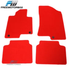 Fits 21-25 Kia K5 Optima Car Auto Floor Mats Liner Red 1st 2nd Row Carpets 4PC