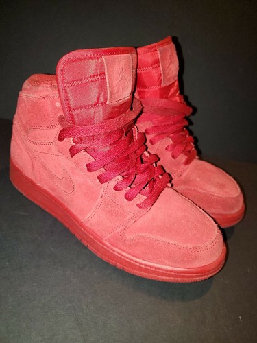air jordan 1 retro high red suede