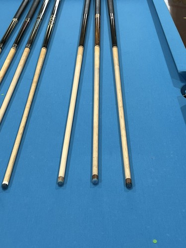Billiards Geeks Exotic Zebra Wood Jump/break cue (Gray or Natural Stain) - Picture 4 of 6