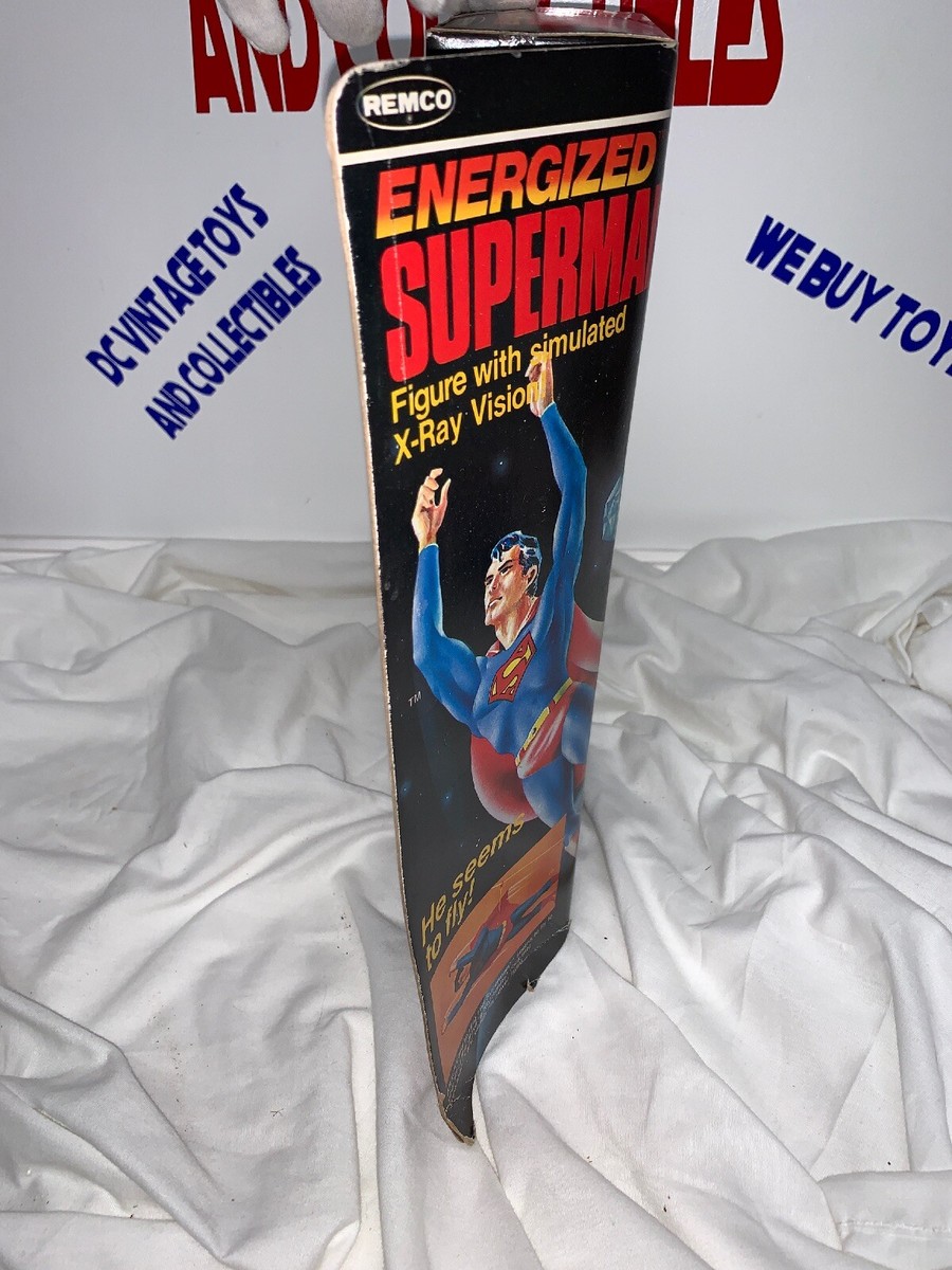 Vintage 1979 Remco Energized Superman X-Ray Figure Toy Doll