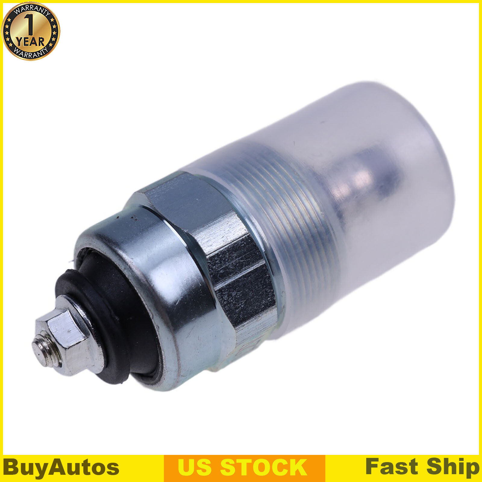 12V Fuel Shutoff Solenoid 26420518 MP20156 For Perkins 804C-33 804D-33 ...