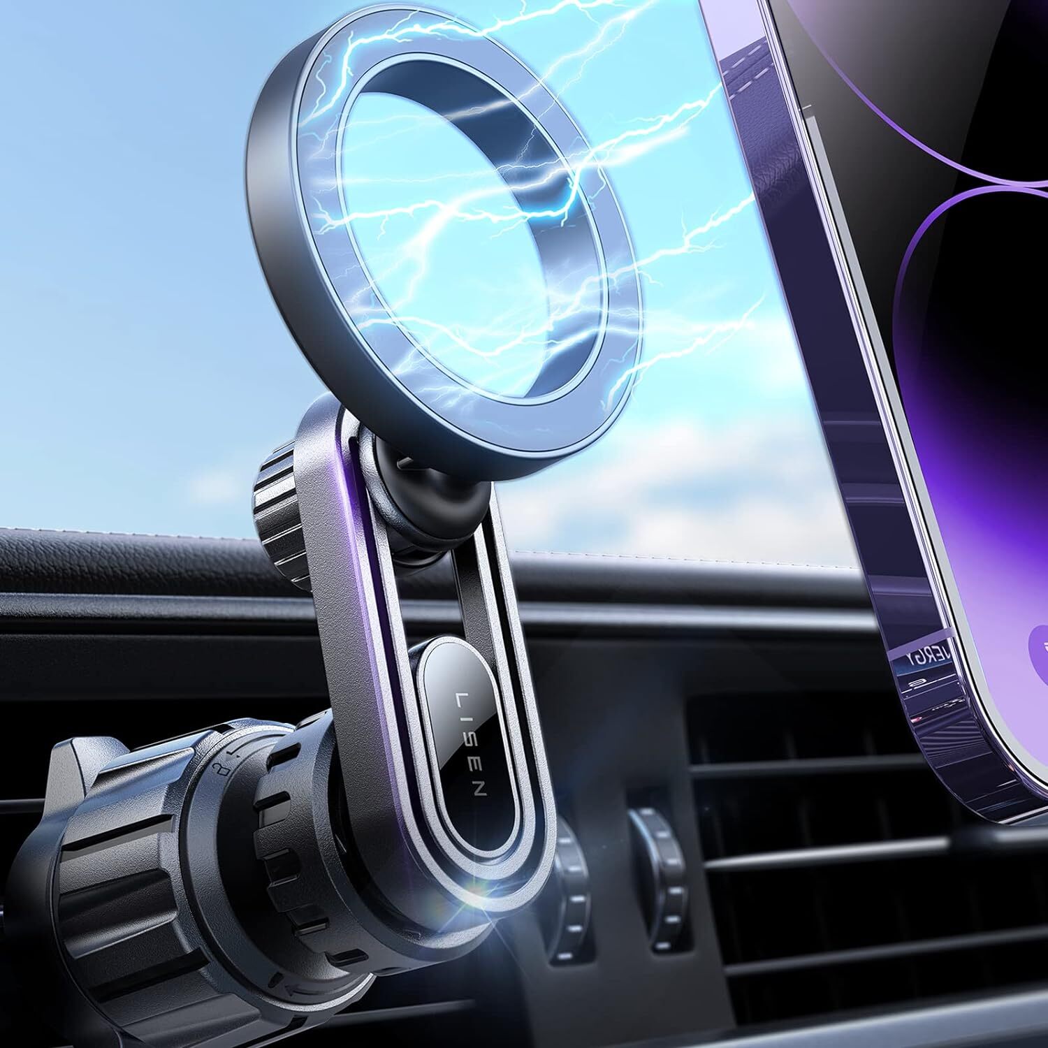 Fits Car Mount 20 Strong Magnets Magnetic Phone Holder for Car HandsFree Car