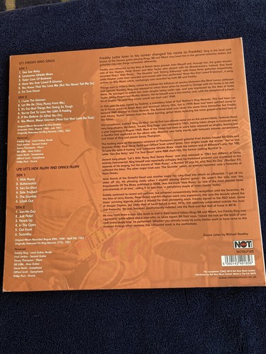 FREDDY KING~King On King. 2013 Vinyl 2xLp. 180gm Import. Beautiful Gatefold Copy - Picture 2 of 3