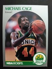 1990 NBA Hoops Basketball Card #275 - Michael Cage