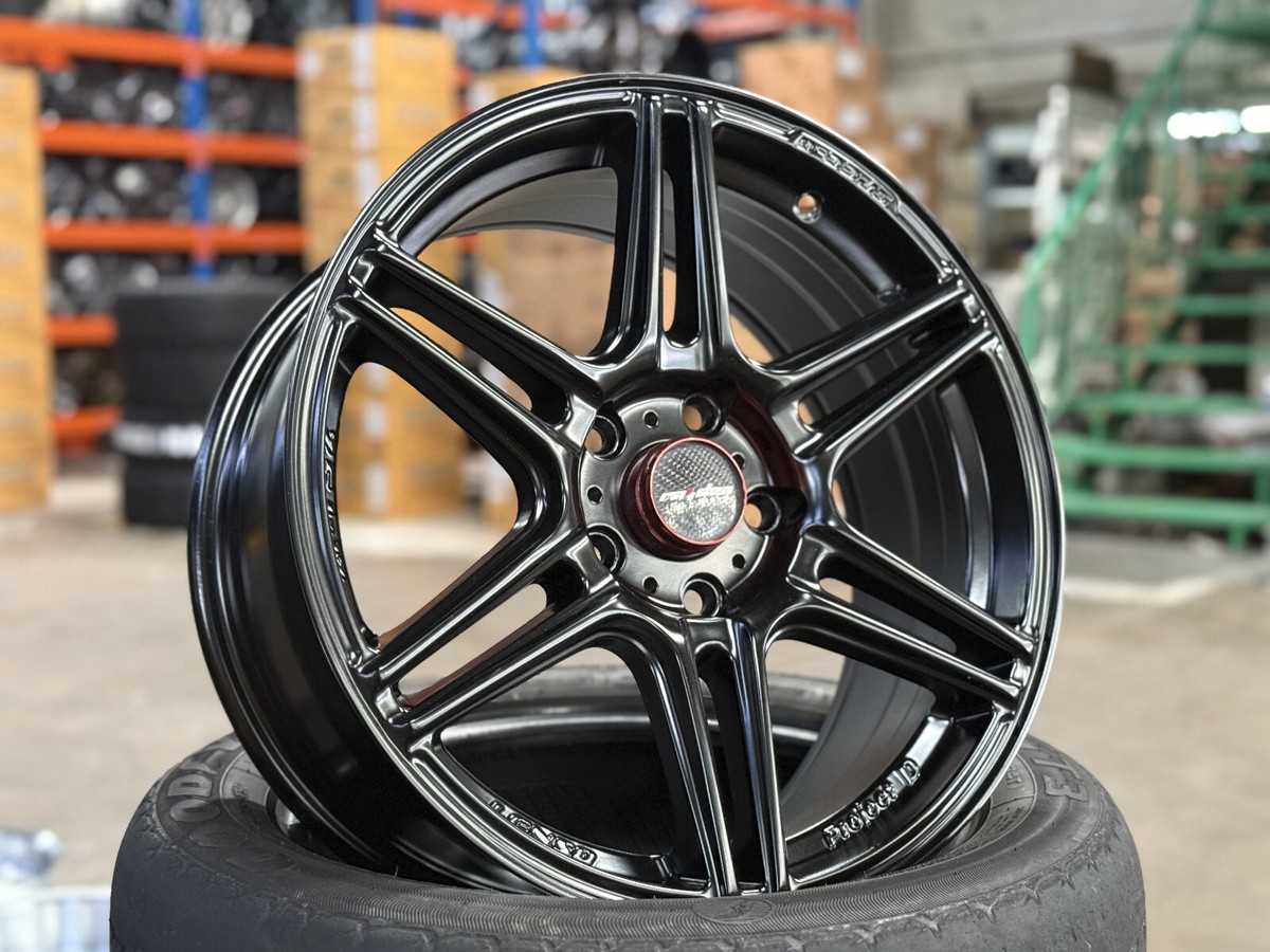Used Genuine 17x7.5 LENSO SPEC G (4 wheel) 5x114.3 fit Toyota