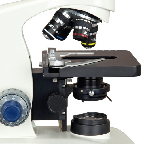 Microscopio LED invertido binocular laboratorio médico OMAX 40X-2000X + cámara de 10 MP - Imagen 6 de 8