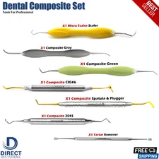 Dental Composite Filling Instruments Kit Restoration Placement Tools Instumax