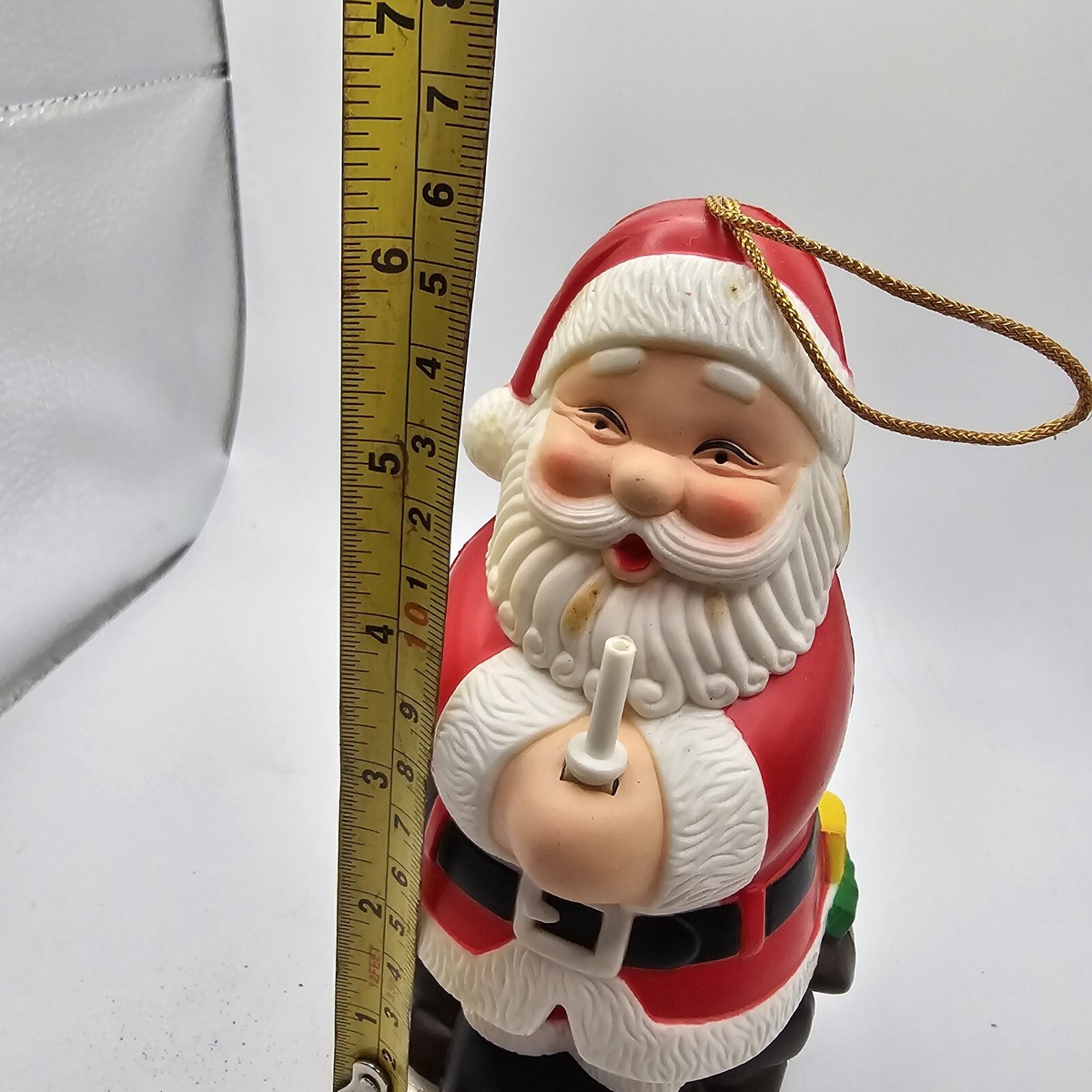 Carolites 1980 Musical Santa Christmas ORNAMENT With Box