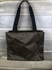 KATE SPADE brown Nylon large baby diaper bag 17  x 13  x 7     needs To Be Cleaned