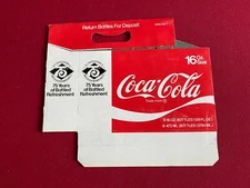 1977, Coca-Cola, "Un-Used"  (16oz) 6-Pack Carboard Carrier (Scarce / Vintage) 