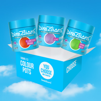 3 x Tuben La Riche Directions Haarfarbe - Wählen Sie eine beliebige Farbe - Mix & Match