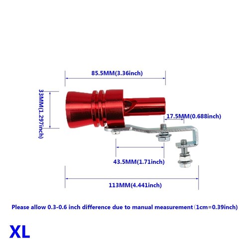 Universal Car Turbo Sound Whistle Simulator Sound Pipe Auto Exhaust Muffler Pipe - Picture 8 of 13