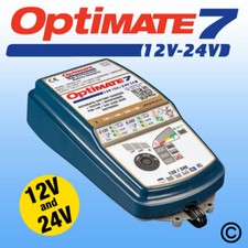 OptiMate 7 - 12V/24V Battery Charger Optimiser UK Supplier & Warranty 2026 NEW
