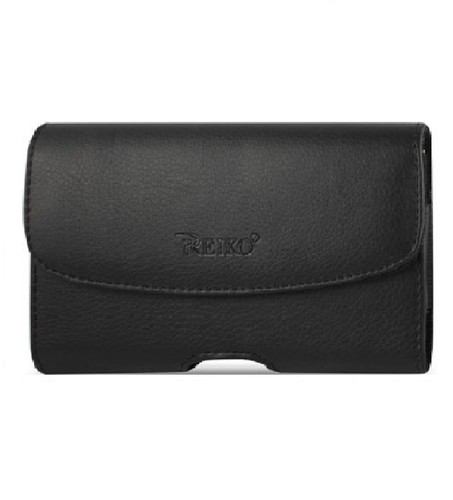 Flip Phone Small Leather Holster/ Case with Belt Loop & Clip For LG B470 & B460 - Picture 12 of 12