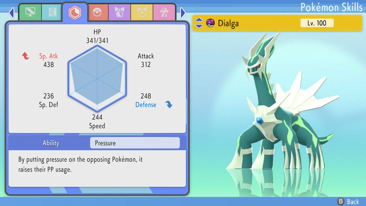 Shiny Legendary Dialga / Pokémon Brilliant Diamond and Shining Pearl / 6IV  Pokemon / Shiny Pokemon / Legendary Pokemon