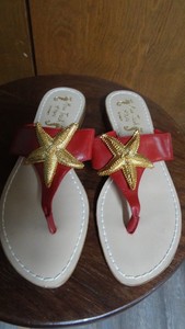 starfish flip flops