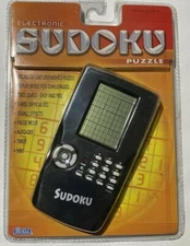 Puzzle Game Excite Sudoku Two Levels Hint Electronic Handheld  New 