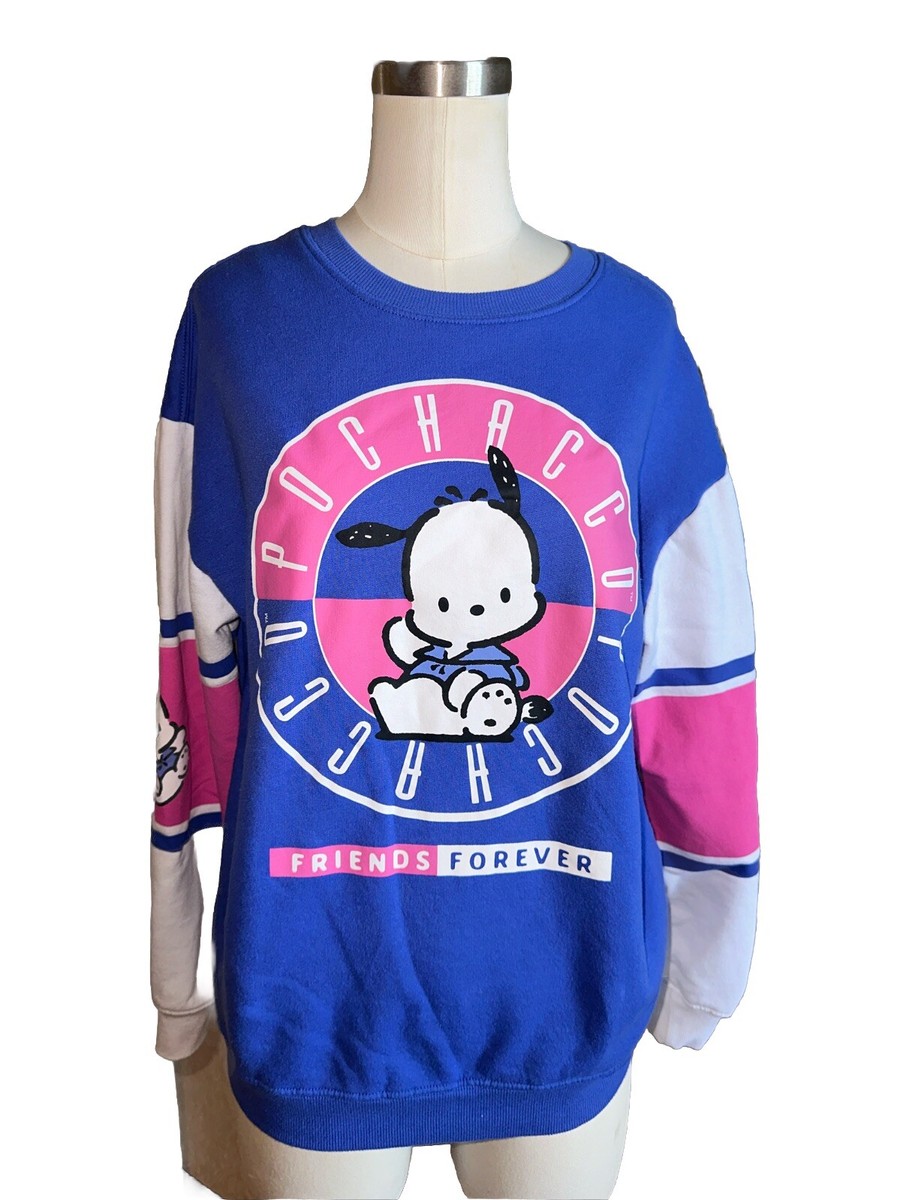 さらに100円引き◆WAI KEI◆happy pochacco holiday sweatshirt Sanrio Pochacco Pullover Sweater Hello Kitty Friends Forever
