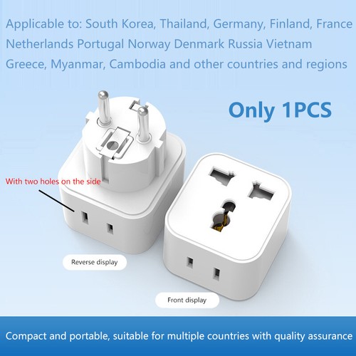 Travel Adapter Plug Converter AU UK US To EU Plug AC Electrical Socket Outlet - Photo 19/22