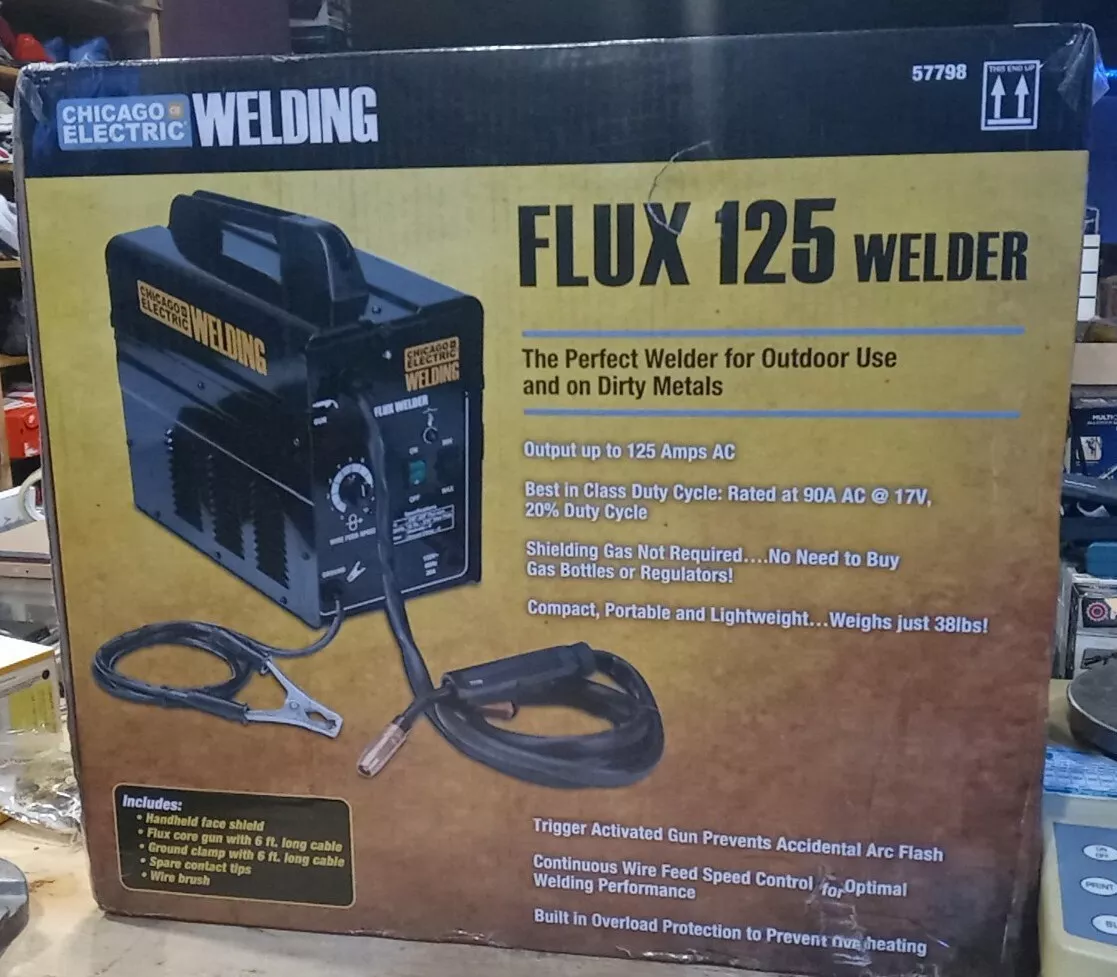 Chicago electric flux on sale 125 welder