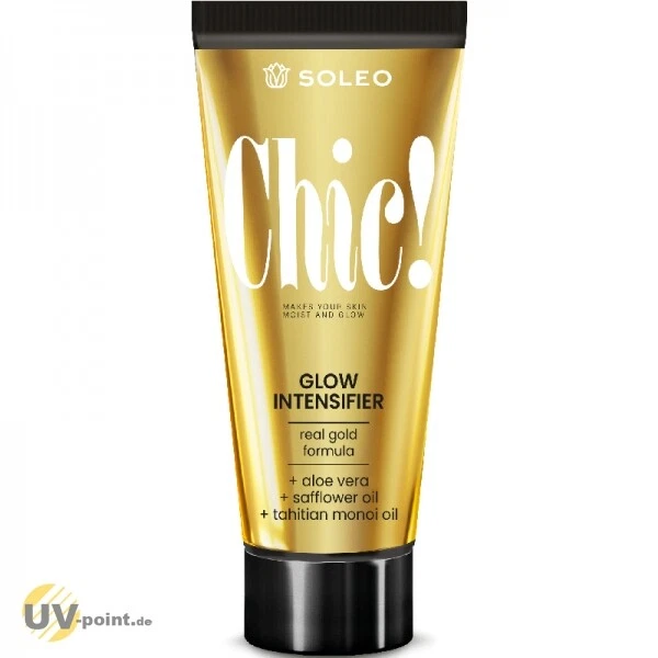 SOLEO CHIC! accelerator with gold particles 150 ml Solarium Bräunungs Kosmetik
