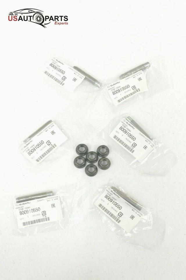 正品斯巴鲁排气歧管螺柱和螺母套件 WRX STI Legacy Impreza Forester + — 第 2/4 张图片