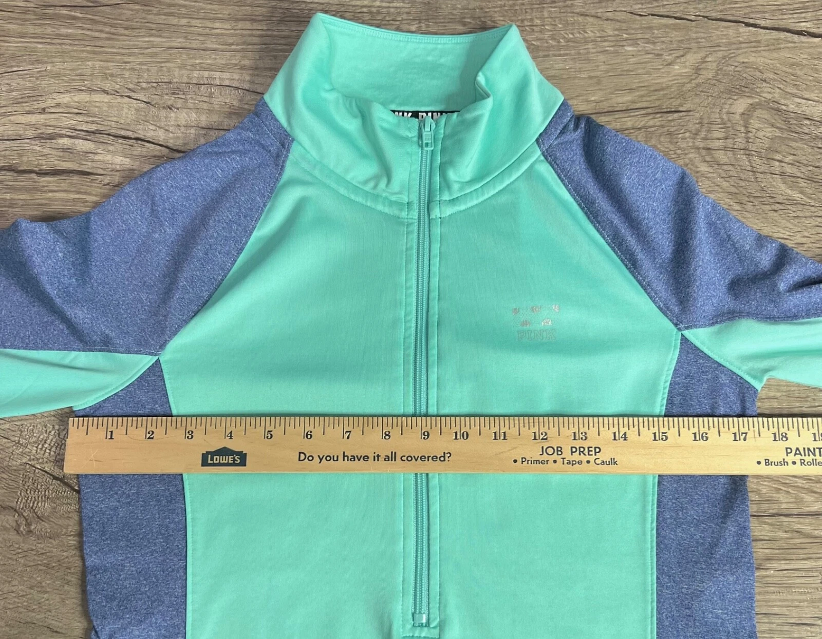 victoria-secret-vs ultimate pink 1/2 zip thumbholes sports jacket