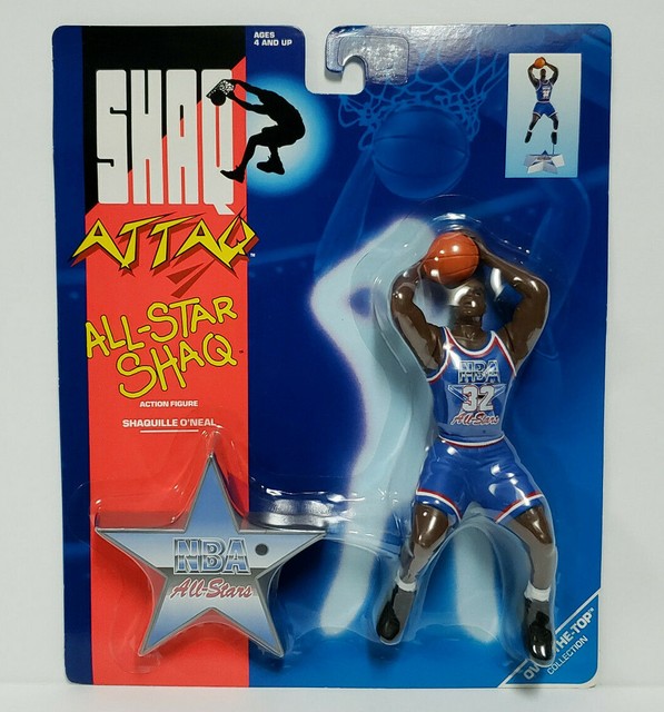 SHAQUILLE O'NEAL Kenner SHAQ ATTAQ - ALL STAR SHAQ - NBA 1993 Action Figure SLU for sale online