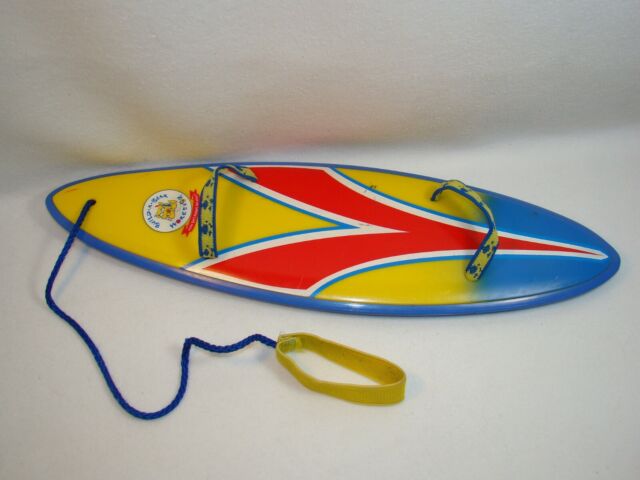 Build A Bear Workshop Surfboard Yellow Blue Red Accessory