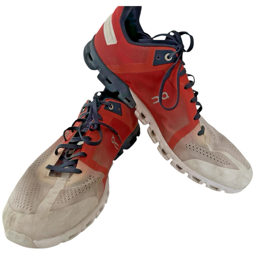 On Cloud Cloudflow Sneaker Mens 12 Rust/Eclipse Sneakers Running Athletic - Picture 5 of 19