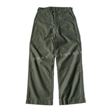 NON STOCK OG-107 Fatigue Utility Pants Military Baker Trousers Sateen Army Green