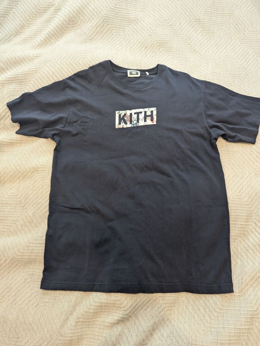 Kith Floral Box Logo T-Shirt Size Large Rare | eBay Kith Floral Box Logo T-Shirt Size Large Rare | eBay