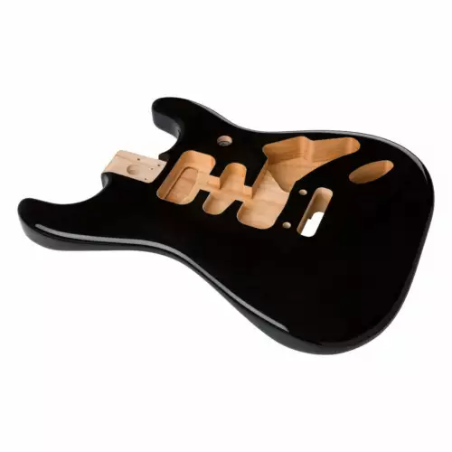 Fender Deluxe Series Stratocaster HSH Alder Body Black 0997103706