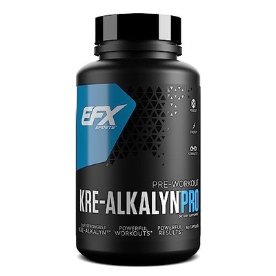 EFX Sports Kre-Alkalyn Pro | pH Correct Creatine Monohydrate Pill Supplement ...