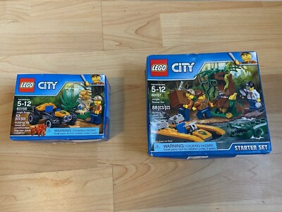 Lego City 61056 61057 Jungle Starter Set Jungle Buggy New, unopened  UK